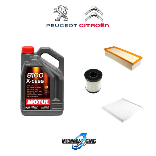 Service 15k Citroen C3 1.6 Vti Aceite 3 Filtros