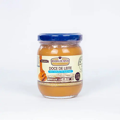 Doce De Leite Puro Diet Zero Açucar Reserva De Minas 210g | MercadoLivre