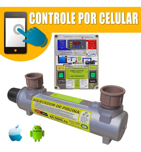 Aquec De Pisc 60000 Litros Hidrohot Automatico + App