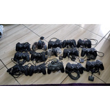 Lote Com 15 Controles De Playstation 2 Com Defeito S9