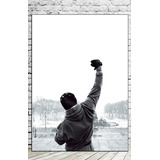 Cuadros Rocky Balboa 30x57 Cm En Lienzo Ideal Habitacion 