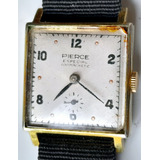 Reloj Pierce Especial Cuadrado 25 Mm Cuerda Manual Funciona 