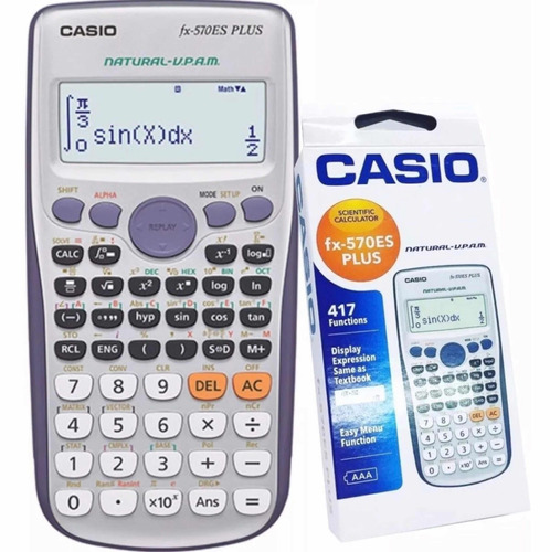 Calculadora Cientifica Casio Fx-570 Es Plus 417 Funciones