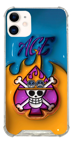 Funda 3d Ace One Piece Para iPhone, Encapsulada