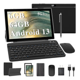 Tablet 10 PuLG 6 Gb Ram 64gb/1tb Rom - Teclado+mouse+funda 