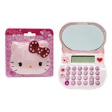 Calculadora Hello Kitty Electrónica 8 Dígitos + Espejo Anime