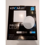 Plafón Led Redondo Blanco Embutir 18w Luz Cálida/fria