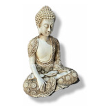 Buda De La Protección 30cm Apto Exterior Resina Decooriental