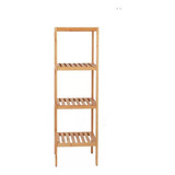  Member's Mark Hc202103210 Mueble Organizador 4 Niveles Repisas Rack Bambú Estante 