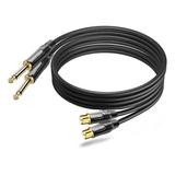 Cable Plug A Rca Dual Rca Macho O Hembra 0.5m Calidad 