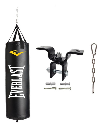 Bolsa De Boxeo Everlast 1,30 Mts + Soporte - Els