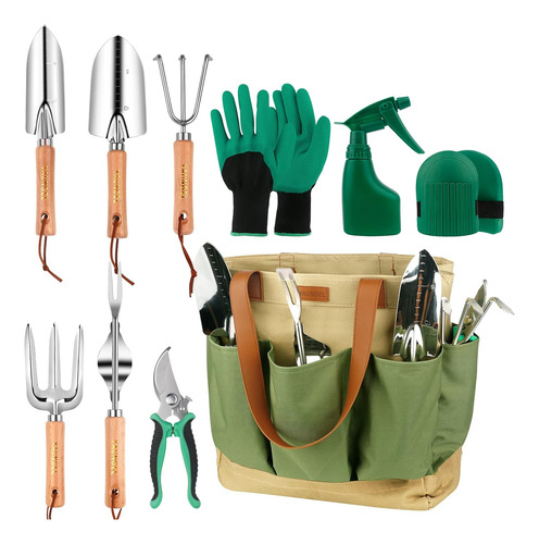 Kit De Jardinería - Herramientas De Acero Inoxidable.