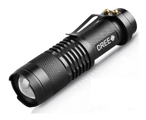 Mini Linterna Tactica Con Zoom Led Cree Xpe R3 5 Modos Jieli