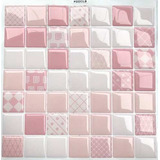 Pastilha Rosa Candy Resinada Kit 4 Placas