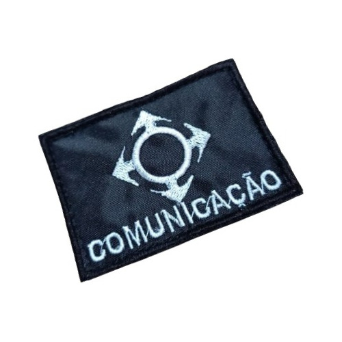 Patch Comunicação Bordado Personalizado - Bandeira