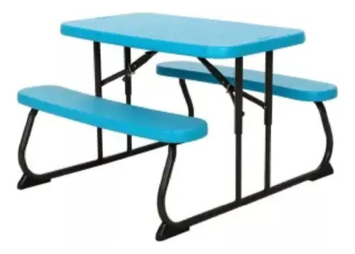 Mesa Picnic Lifetime Infantil Plegable Azul Glaciar