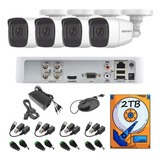 Kit Circuito Cerrado 4 1080p Epcom Audio Metal Baluns 2tb