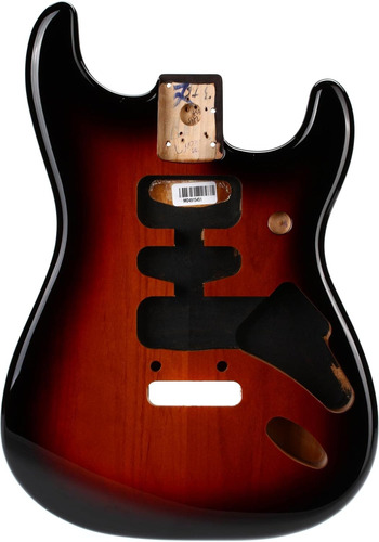 Fender Cuerpo Stratocaster De La Serie Deluxe, Aliso, 3 Colo
