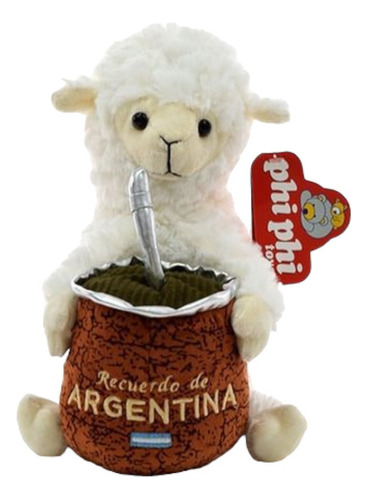 Peluche Oveja Con Mate 24cm - Orig. Phi Phi Toys