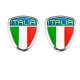 Emblema Lateral Borda Cromado Fiat Itália Punto Todos (par)