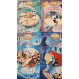 Lote 4 Libros Gigantes De Princesas Disney + Contenedor