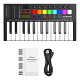 Piano Portátil Oled Lightweight 25 Con Controlador Midi