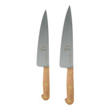 Cuchillo Cocina X2 Acero Inoxidable C/ Madera Eskilstuna 364