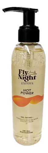Lubricante Fly Night Hot Power 200 Ml Calor Geles Intimos 