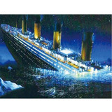 Kit Pintura Con Diamantes 5d - Titanic 30x40cm Bricolaje