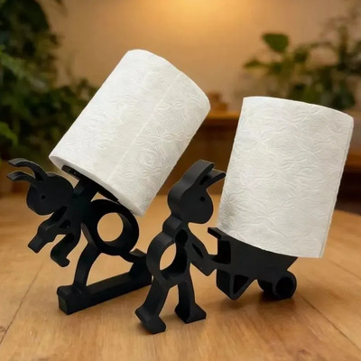 Portarrollos De Papel Higiénico Decorativo Forma De Hormiga Black