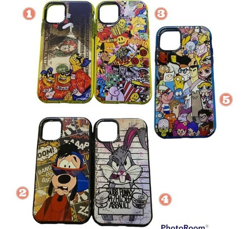 Forro Funda De Lujo Con Diseños Para iPhone 11 Y 13 Promax