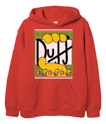 Ugly Sweater Los Simpson Navideño Homero Cerveza Duff Regalo