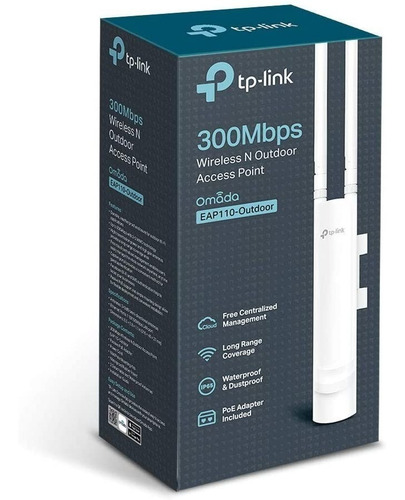 Access Point Exterior Tp-link Omada Eap110-outdoor 300mbps
