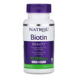 Biotina 10.000mcg Cabelo E Unha Natrol 100 Tablets Importado