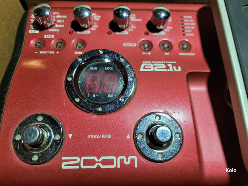 Pedalera Multiefecto Zoom B2.1u Para Bajo