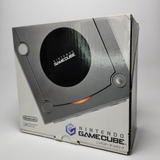 Console Gamecube Game Cube Prata Japonês Completo, Na Caixa, 1 Controle + Manual Serial Igual