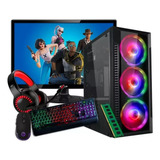 Pc Completo Gamer Monitor Lcd! + 30 Jogos! Promoção!