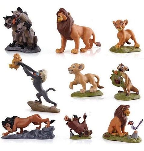 9pcs The Lion King Simba Nala Figura Modelo Juguete Regalo A