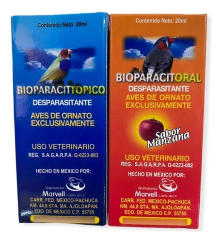 Bioparacit Topico + Bioparacit Oral (desparasitante)