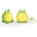 Dapril Toby The Toad Frog - Salero Y Pimentero Para Kit, Tam