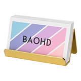 Baohd Tarjetero Dorado Para Escritorio, Pantalla De Metal Pa