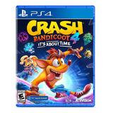 Jogo Crash Bandicoot 4 Its About Time Ps4 Mídia Física