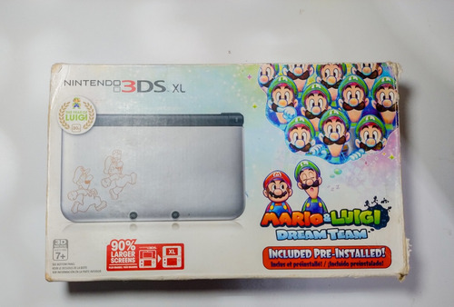 Nintendo 3ds Xl Edição Mario E Luigi Dream Team (defeito)