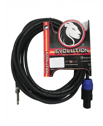 Cable Para Bafle Evolution E18skp-10 Speakon A Plug 10 Mts