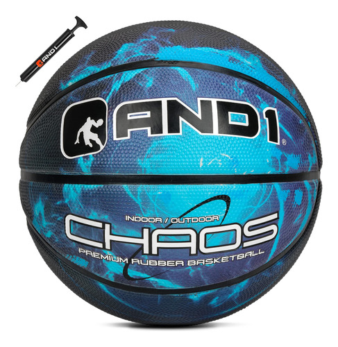 And1 - Pelota De Goma De Baloncesto Chaos (desinflada Con Bo