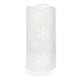 Giftcraft  - Vela Led Con Diseño De Copos De Nieve, 5.9 PuLG