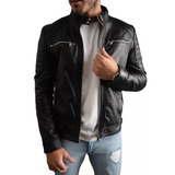 Campera Eco Cuero Yd Hombre