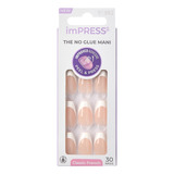 Uñas Kiss Impress Francesitas Instantáneas Classic French