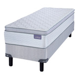 Colchon Sommier April C/pillow 90x200 Resorte