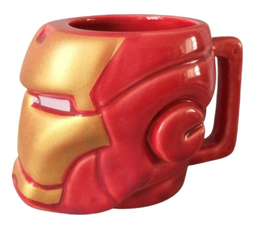 Taza 3d Ironman Superhéroe 500cc Avengers Marvel